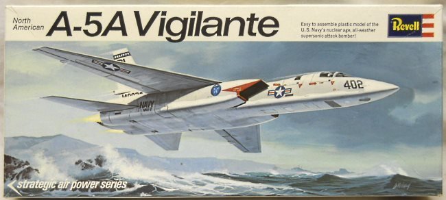 Revell 1/82 A-5A  A3J Vigilante - Strategic Air Power Issue - VAH-7 USS Enterprise, H134 plastic model kit